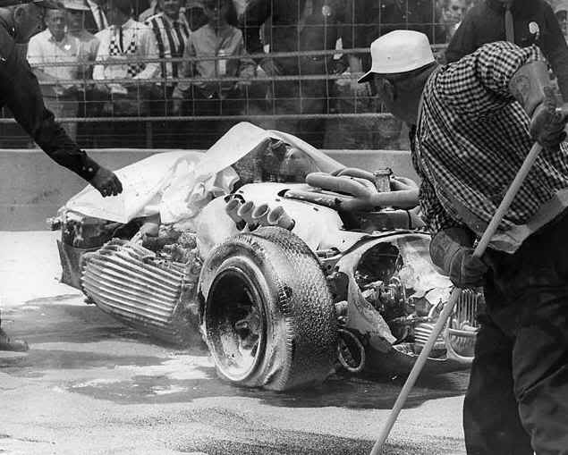 Indy/Formula One Fatal and Non Fatal Crash Photos (Stop Motion, Color