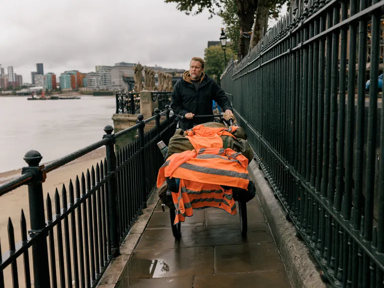 After 28 Years Walking Across the Globe, He’s Almost Home - bushby