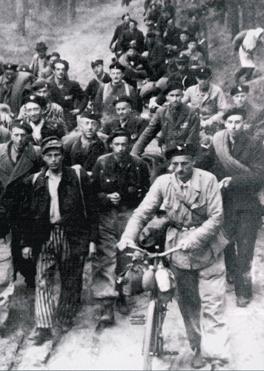 Concentration camp prisoners on the death march, approaching Crivitz in early May 1945, about tw.jpg