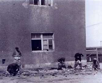Buchenwald Concentration Camp Liberation Photos Near Weimar, Germany, 1945 - Buchenwald prisoners after the liberation