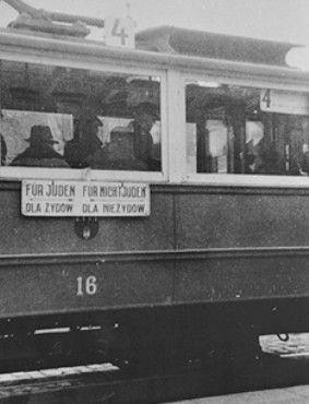 A segregated streetcar in Krakow.jpg