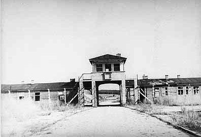Gross-Rosen Concentration Camp Photos, Rogoznica, Poland, 1940-1945 - Original entrance to the Gross Rosen camp